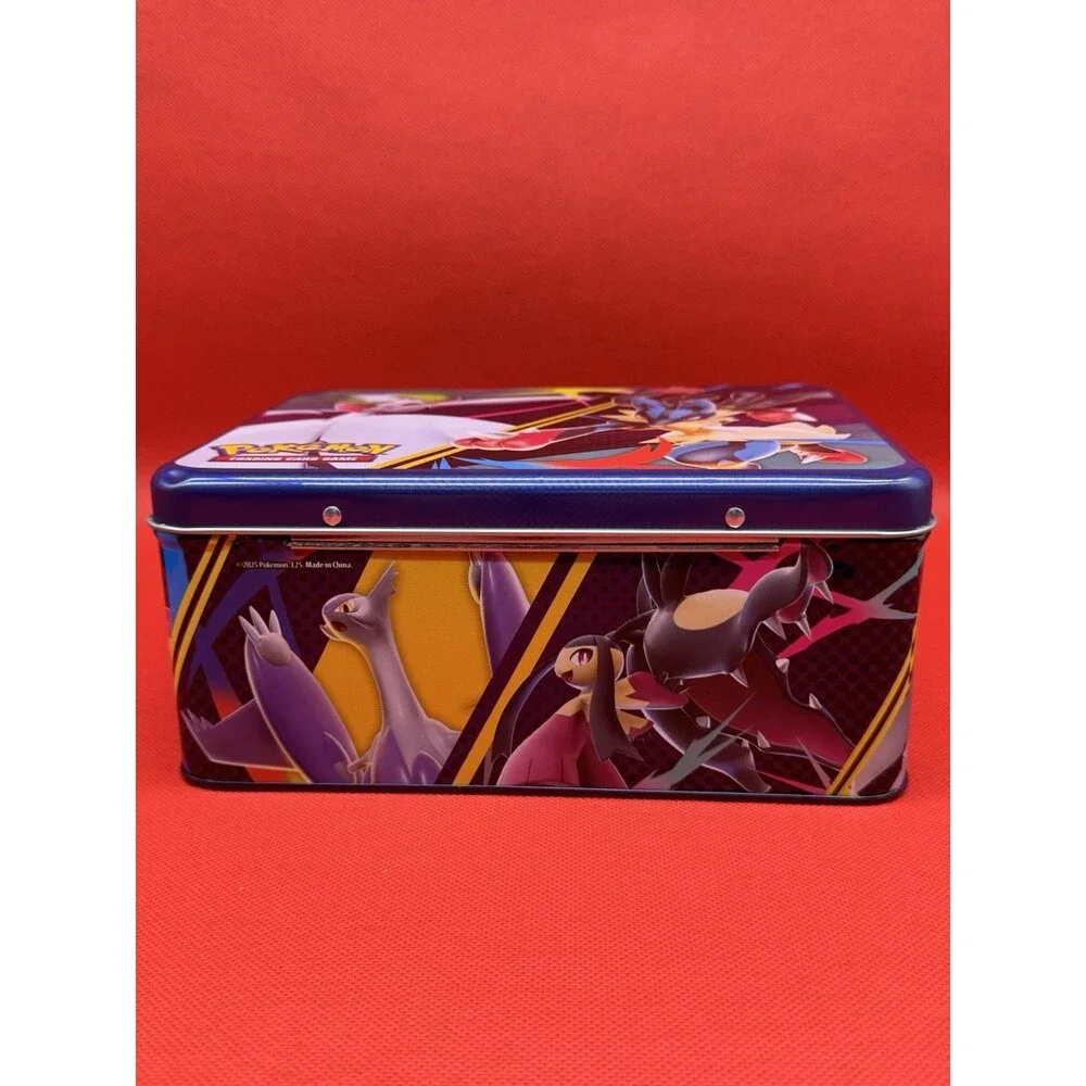 Pokemon TCG 2025 Fall Collector Chest Tin Lunchbox Lucario Gardevoir EMPTY